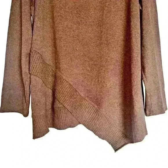 Rafaella Sz XL Asymmetrical Sweater Office Party Lightweight Gold Buttons - Picture 7 of 16